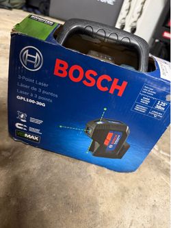 Bosch GPL100-30G 3 Point Laser Level - Black