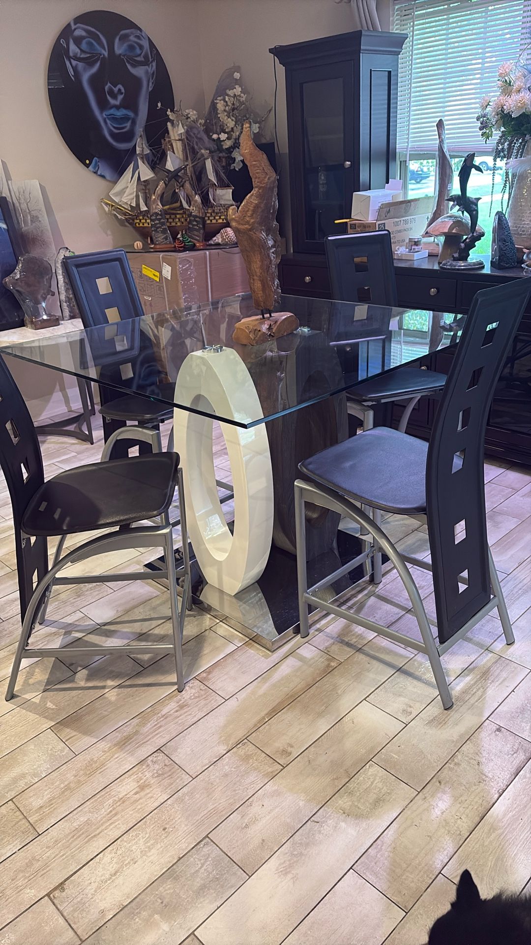 Table and chairs will sell separately