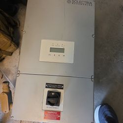 Title:
Solectria Grid-Tie Solar Inverter w/ Built-In DC Disconnect – 5 to 10 kW Range