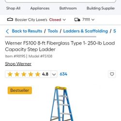 Werner 8ft Ladder 