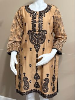 Viscous embroidered kurti /top