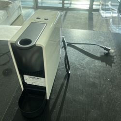 Nespresso Machine & Milk Frother & Bar Cart 
