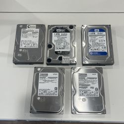 5 Of 1TB Internal 3.5” HDD