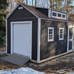 8x14 With Roll Up And Dormer