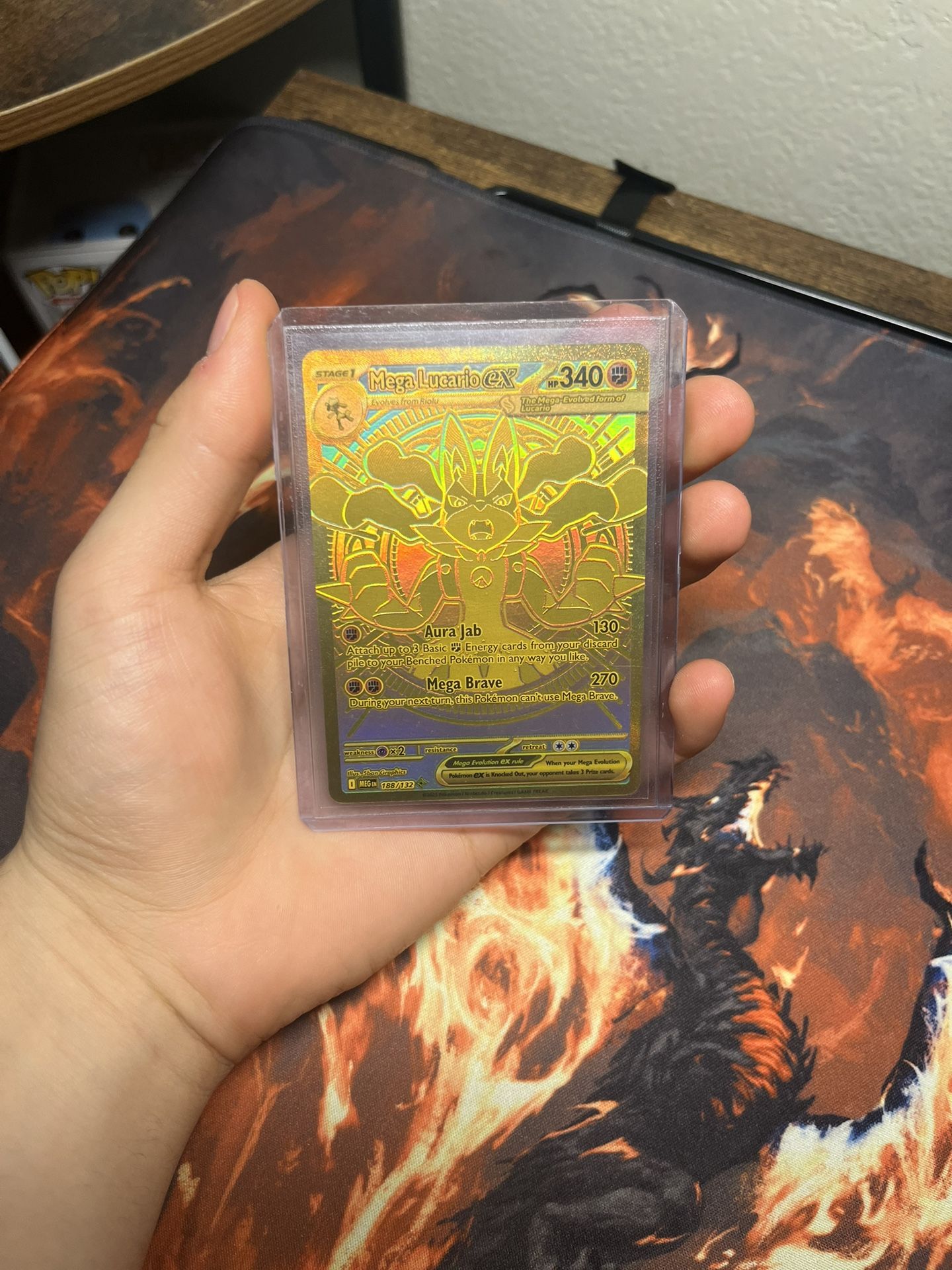 Mega Lucario EX 188/132 - Mega Hyper Rare