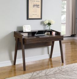 2 Drawer Writing Desk with Power Outlets ONLY $299! Lowest Prices Ever!