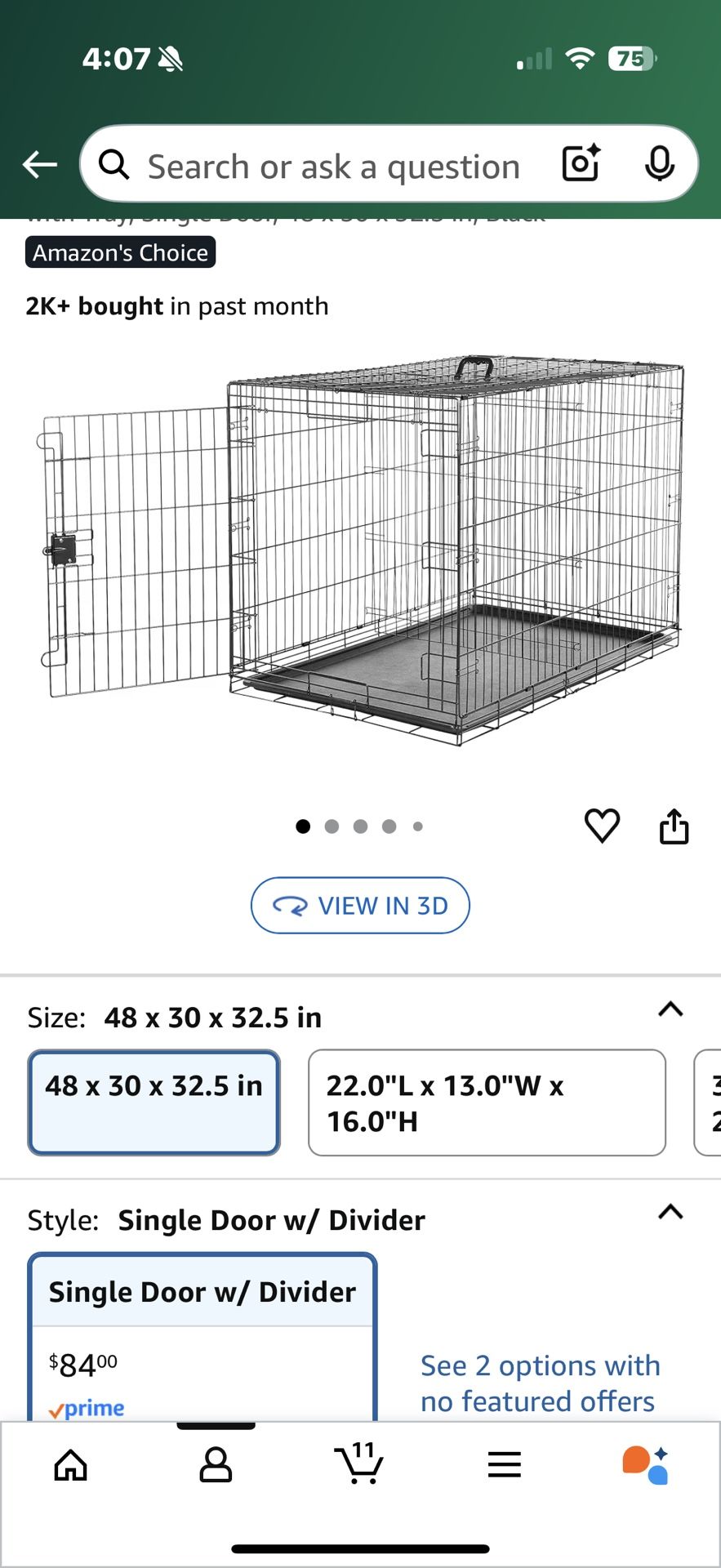 Extra Large Dog Kennel 