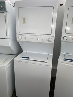 GE 27" Electric stackable washer/dryer working perfectly