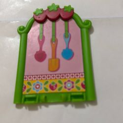STRAWBERRY SHORTCAKE Berry Cafe Doll House replacement oven back wall splash only
