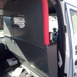 2013 or earlier Ford Transit Connect VAN BULKHEAD Driver Compartment Protective 