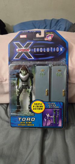 Xmen:Evolution toad with slime attack locker by toybiz from Marvel.