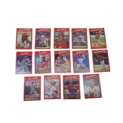 Donruss Collectible Baseball Cards Set Of 14 Cardinals - Some With Errors 