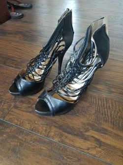 Black high heels