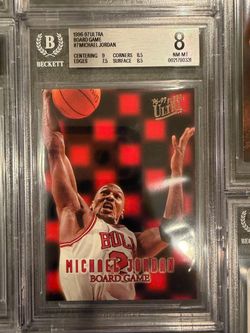 1996 Michael Jordan Ultra Board Game BGS 8