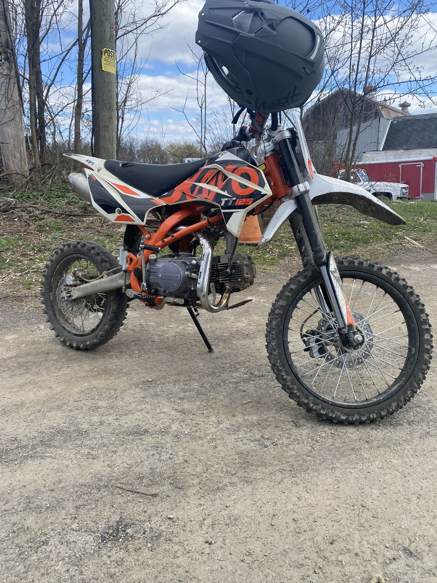 Kayo 125 cc dirtbike 4 stroke