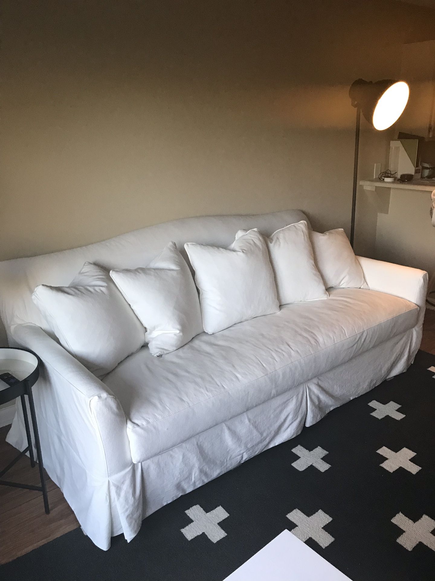 Fairchild Slipcovered Sofa in Classic Bleach White