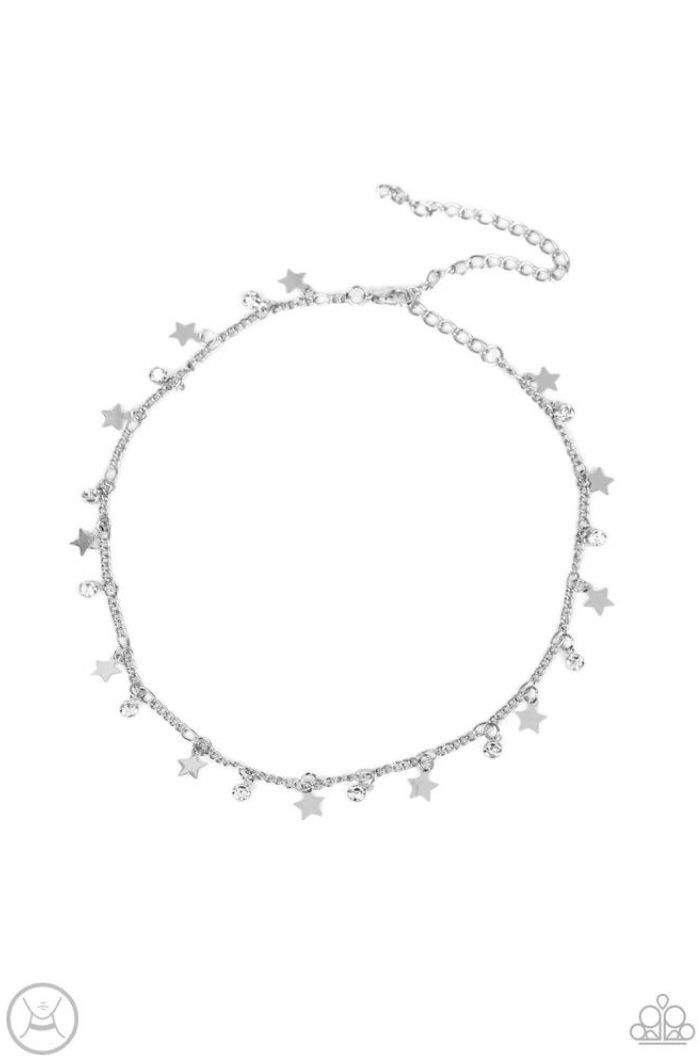 Paparazzi Silver Star Choker Necklace