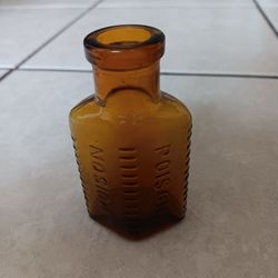 Antique 1800s Poison Bottle
