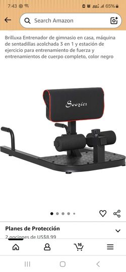 Squat exercise machine,  a black and red pet stroller