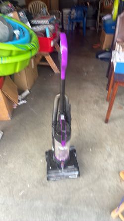 Purple and Black Upright Vacuum Cleaner