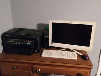HP Desktop with Printer