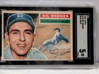 1956 Topps #145 Gil Hodges SGC 5 ex