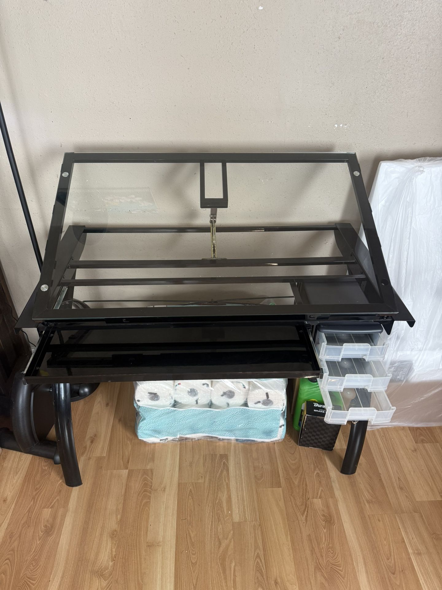 Glass Drafting Table