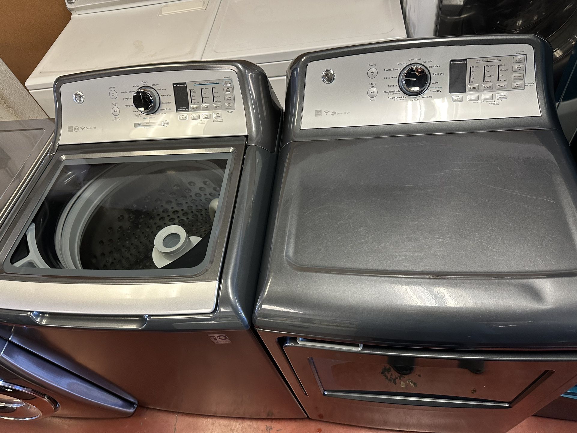 GE Washer And Dryer Electric Set 