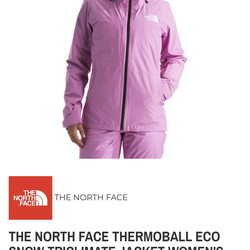 THE NORTH FACE THERMOBALL ECO SNOW TRICLIMATE JACKET WOMEN'S