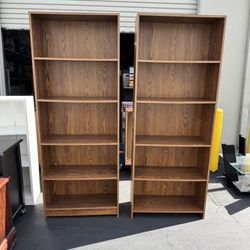 5 Tier Large Bookshelf Good Condition $25 each