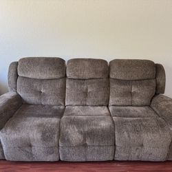Reclining Couch And Loveseat Set