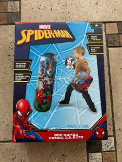 Marvel Spiderman Combo bop Bag & Gloves set