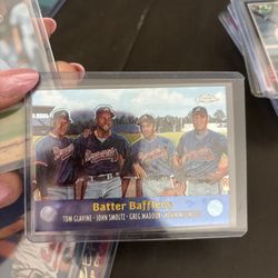 2000 Topps Chrome Batter Bafflers (#TC2) Refractor - Glavine, Smoltz, Maddux