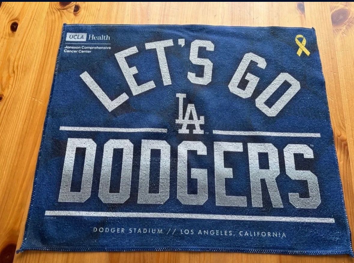 Dodgers Rally Towel 2025 Kershaws Last Weekend Towel