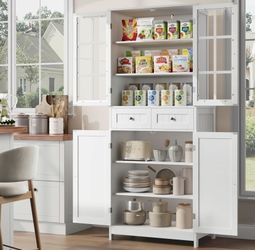 Tall Kitchen Pantry Storage Cabinet, Pantry Cabinet