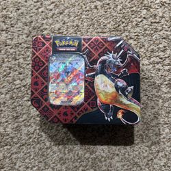 Pokemon Paldean Fates Tin Charizard Ex Sealed