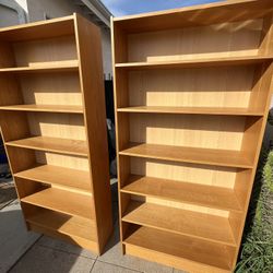 Teal style Bookcases x 2