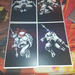 Bowie Ninja Turtle Poster