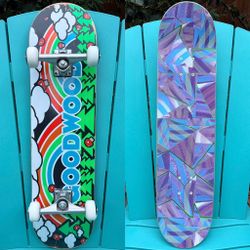 Goodwood Skateboards Double Rainbow Custom Complete Skateboard - 8” Royal Trucks