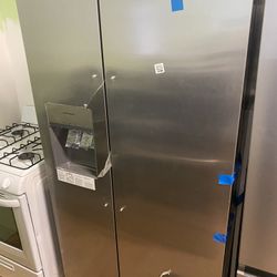 Brand New Fridge S/S  Stainless Steel With Water And Ice Maker 68/36Maker 