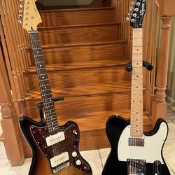 Squier Classic Vibe Jazzmaster and Standard Telecaster (Mint)