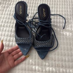 Aldo Denim Heels 