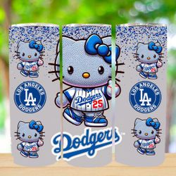 20oz Hello Kitty dodgers Tumbler 💙