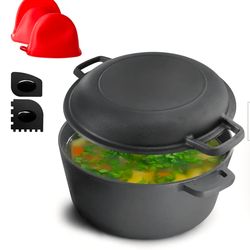 Megachef 5 quart Dutch oven and skillet