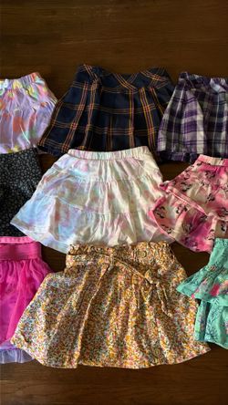 Toddler girl clothes size 4t skorts bundle (9pcs)