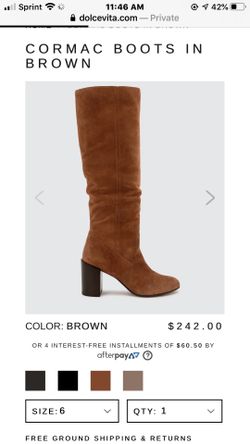 Dolce vita cormac brown suede boots for Sale in New York NY OfferUp