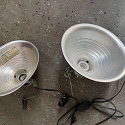2 Dome Heat Lamps 