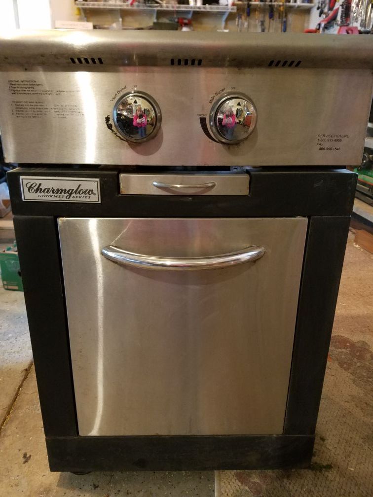 Charmglow gas grill mini fridge
