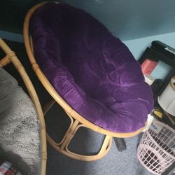 Papasan Purple Cirlc3 Seat