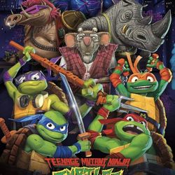 TMNT Poster (Ninja Turtles) 34”